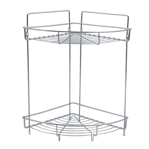 Bathroom outlet wire shelf